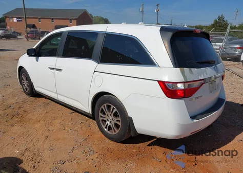 2012 Honda Odyssey Ex-L from USA, damaged, VIN 5FNRL5H68CB092386